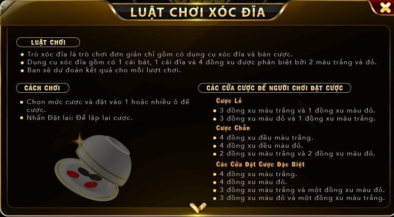 Nắm đươc luật chơi xóc dĩa giúp bạn cá cược hiệu quả hơn